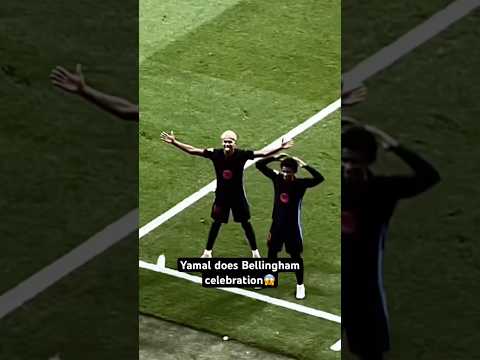 Lamine Yamal Does Bellingham Celebration 😱