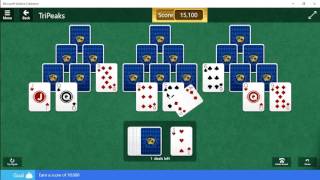 Microsoft Solitaire Daily Challenges for August 26, 2016