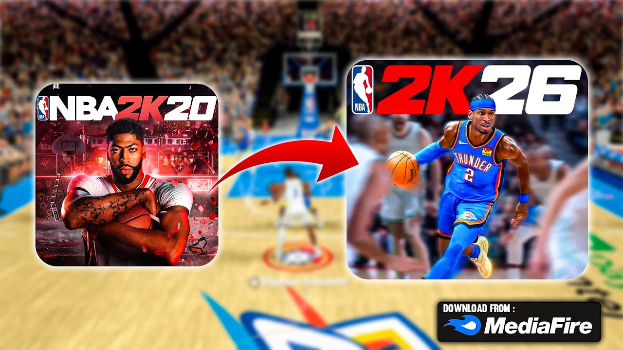Download NBA 2K20 to 2K26 updated Roster in Mobile with MOD MENU - YouTube