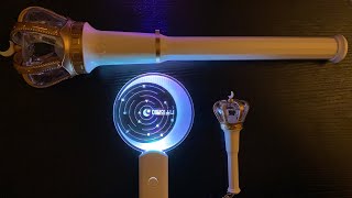 LOONA ACRYLIC LIGHTSTICK UNBOXING - feat. CHUU MINI-BANNER & 2021 SEASONS GREETINGS