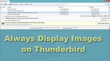 Always Load Remote Content or Images on Thunderbird-2014
