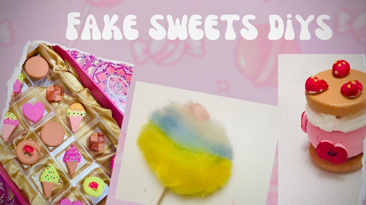 Fake Sweets DIYs/ Fake Sweets Collab - YouTube