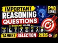Important Reasoning Question OSSSC RI ARI AMIN ICDS SFS JA VAW PYQ Series ✅ Target Selection 2026✅