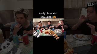 Family dinner with kimnamjoon kimseokjin kimtaehyung #kimseokjinedits #bts #kimnamjoon #kimtaehyung