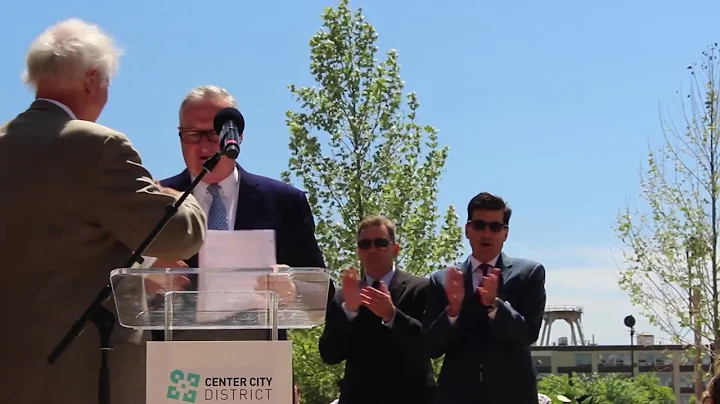 Mayor Kenney and Kathryn Ott Lovell at the Grand O...