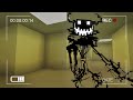 Minecraft backrooms found footage scary