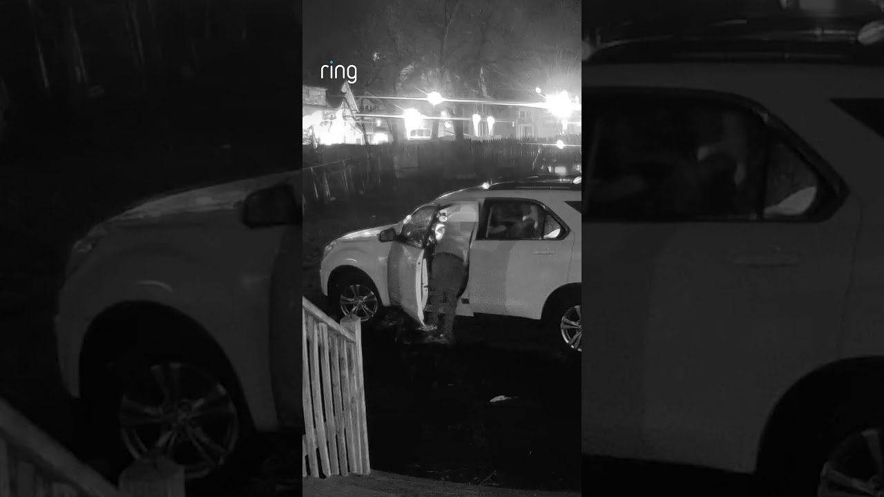 Shamika saw a stranger going through her car, but she promptly used Two-Way Talk to send them away.
