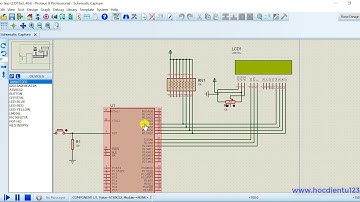 8051|Bài 8.1-AT89C52 giao tiếp với LCD16x2 4bit