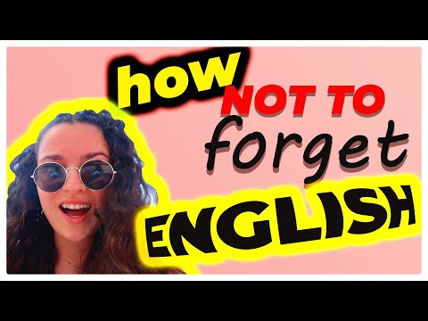 Video: How Not To Forget English