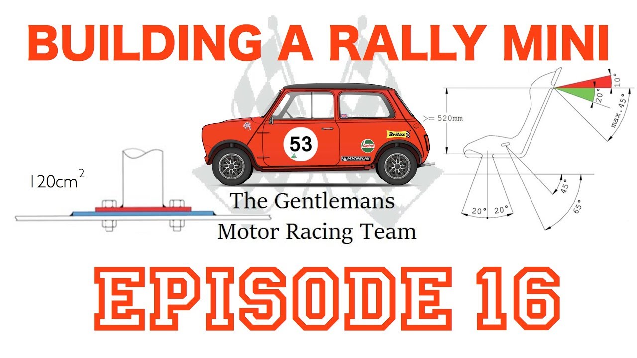 Building a Classic Rally mini Part 16 - Custom Roll cage mounting ...