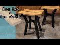 Making Two Stools from a Single 2x6 | Woodworking