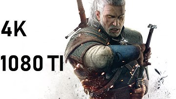 The Witcher 3 GTX 1080ti 4K Ultra Frame Rate Performance Test