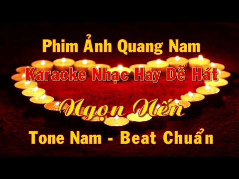 KARAOKE Ngọn Nến - Phú Quang : Tone Nam - Beat Chuẩn - Nhạc Hay Dễ Hát