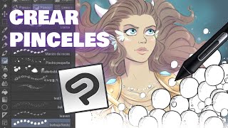 CÓMO CREAR PINCELES EN CLIP STUDIO PAINT en español | cómo hacer pinceles con formas | Verónica MG by Verónica MG 14,360 views 3 years ago 10 minutes, 20 seconds