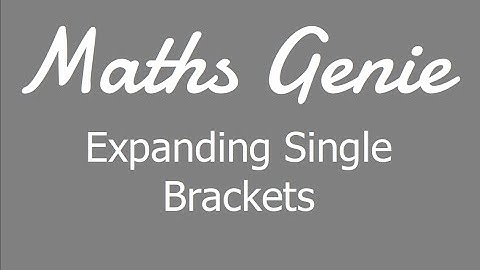 Expanding Single Brackets