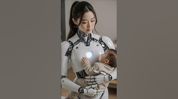 What If an AI Robot Took Care of a Baby? #aiart  #shorts  #humanoidrobot  #aivideo