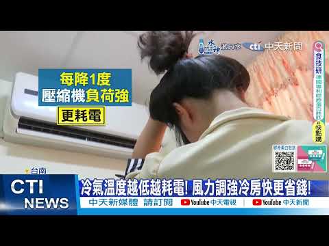 【每日必看】 冷氣這樣吹最省電! 專家實測升高1度比較涼 20240618