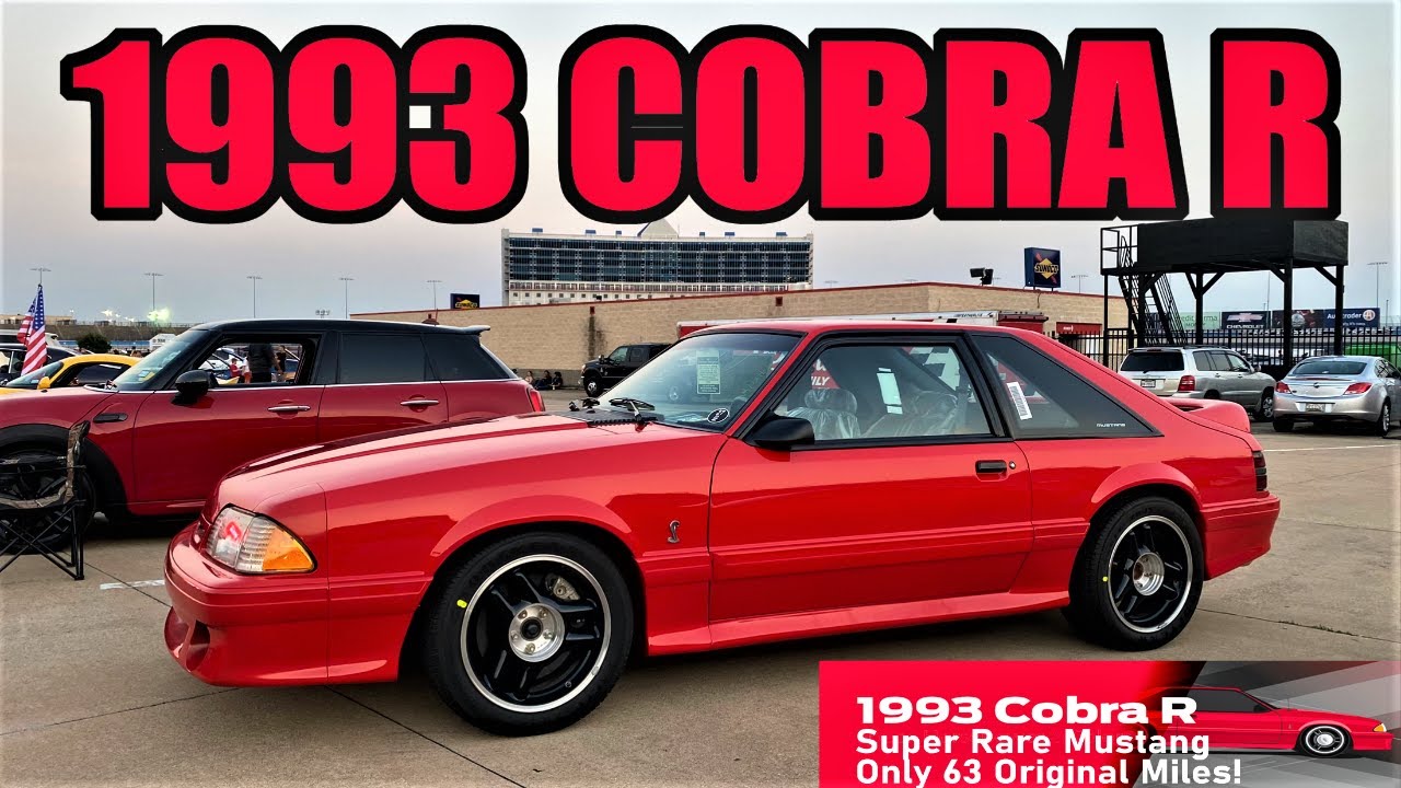 Super RARE 1993 Mustang Cobra R with ONLY 63 Original MILES! - YouTube