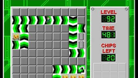 CCLP2 level 92 solution - 459 seconds