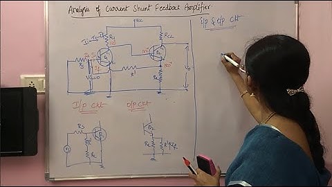Analysis of Current  Shunt Feedback Amplifier (Part-1)