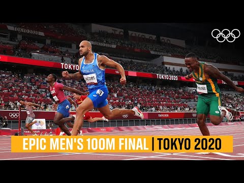 Marcell Jacobs wins men’s 100m final  | #Tokyo2020 Highlights