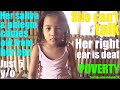 This Beautiful Poor Filipino Child Can't Hear and Talk. Filipinos Living in Poverty in Philippines