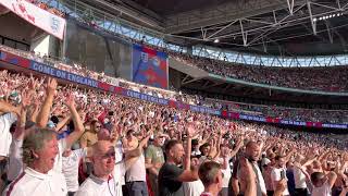 England fans singing Sweet Caroline before Andorra game 5/09/21