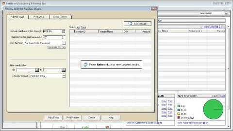 Chapter 5.4 Peachtree - Vendors and Inventory (Ordering and Receiving Inventory)