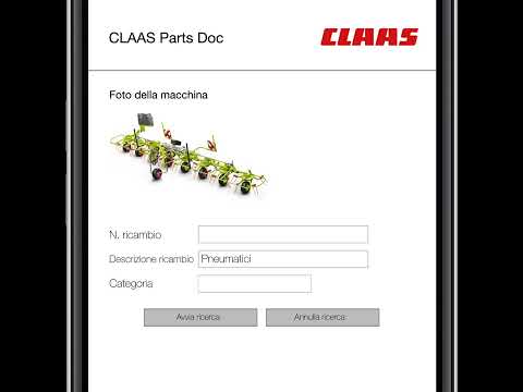 CLAAS connect Tutorial #5 Parts Doc