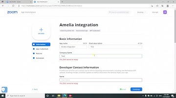 Generating Zoom API keys
