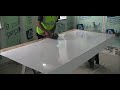 How to fit hygienic wall cladding  cutting a panel