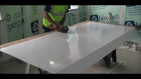 How to fit hygienic wall cladding | Cutting a panel