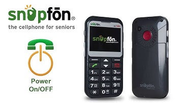 Snapfōn® ezTWO - Powering On/Off