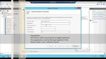 Part 2: SSL Certificate - How to Generate or Create CSR Certificate Signing Request in IIS 8