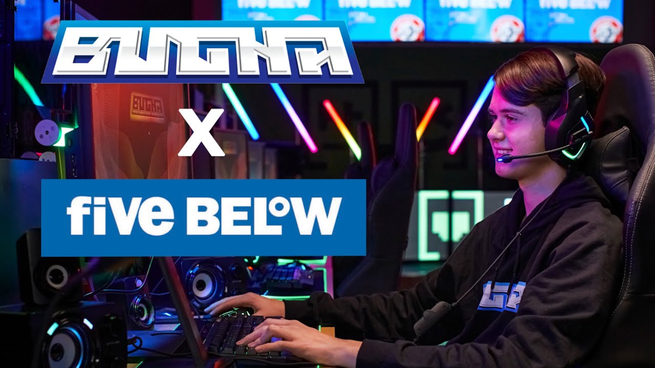 Bugha LED Gaming Keyboard Fortnite Champion Kids New !!