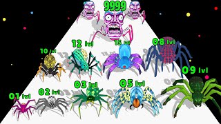 SPIDER EVOLUTION RUN - Level Up Insect Max Level Gameplay (Insect Evolution Run) screenshot 5
