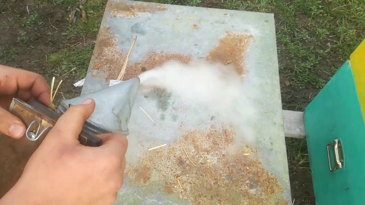 Metoda eficienta de facut fum pentru albine