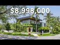 $9M Miami Tropical Modern Mansion with the BEST INDOOR / OUTDOOR LIVING DESIGN? | Coconut Grove