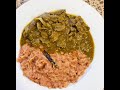 CARNE CON CHILE & RE-FRIED BEANS/ MEXICAN GREEN CHILY