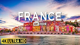 FRANCE Cityscape 4K HDR With Inspiring Music  60FPS  4K Cinematic