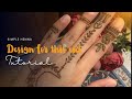 ✨Simple Eid Henna Design 2026 |henna design🌙