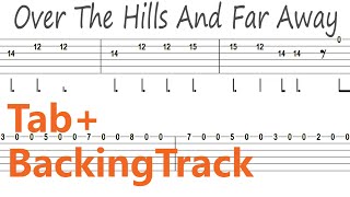Gary Moore Over The Hills And Far Away Guitar Tab Backingtrack Youtube