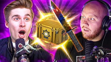 TIMTHETATMAN REACTS TO LUDWIG OPENING A KNIFE ON HIS FIRST CASE IN CSGO