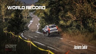 World Record | DiRT Rally 2.0 | Lancia Delta HF Integrale | Poland: Jezioro Lukie / Wet