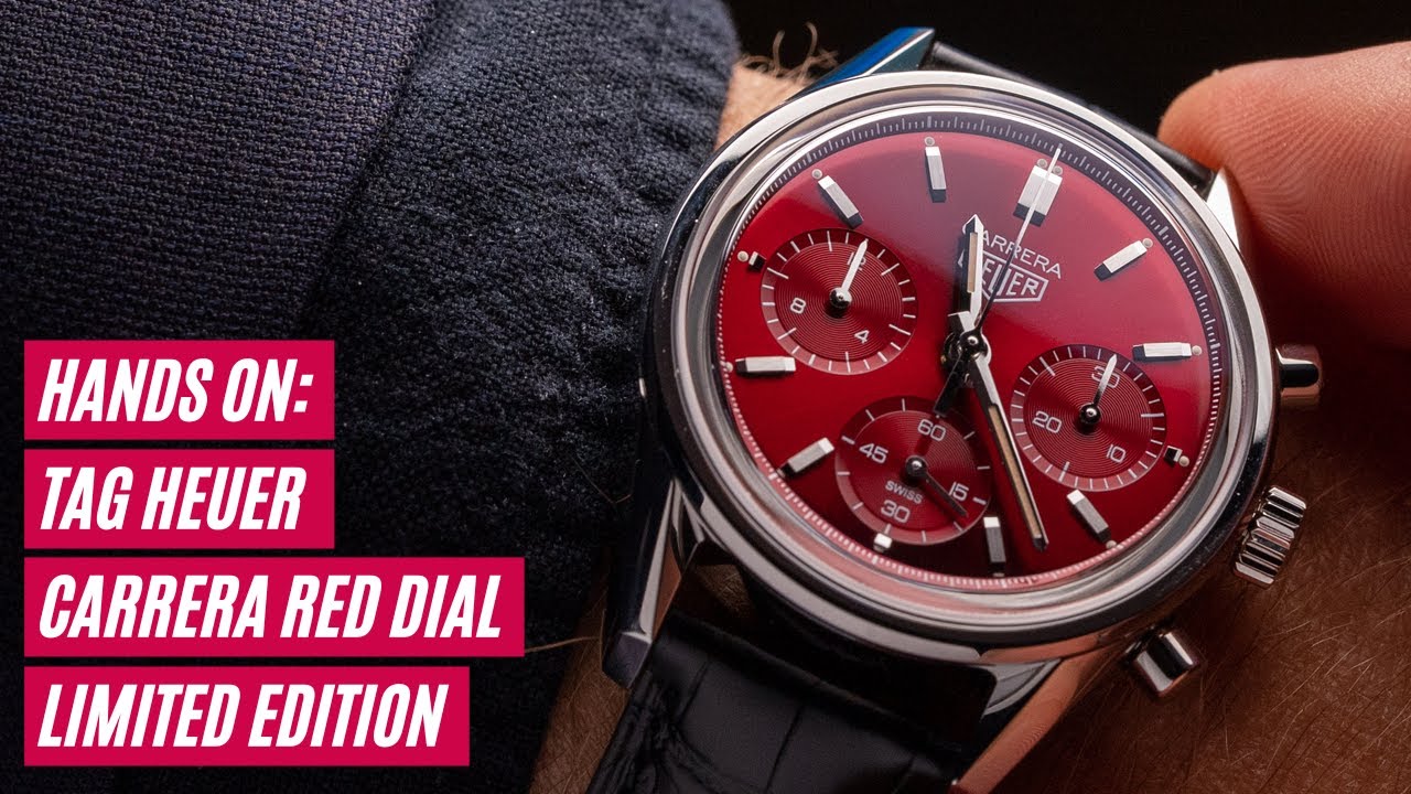 TAG Heuer debuts new Carrera Red Dial Limited Edition - YouTube