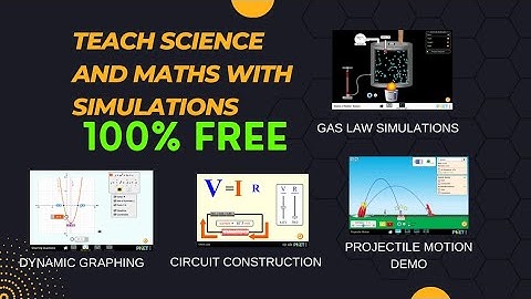 GETTING STARTED WITH PHET INTERACTIVE SIMULATIONS  | TEACH  PHYSICS CHEMISTRY AND MATHS WITH SIMS