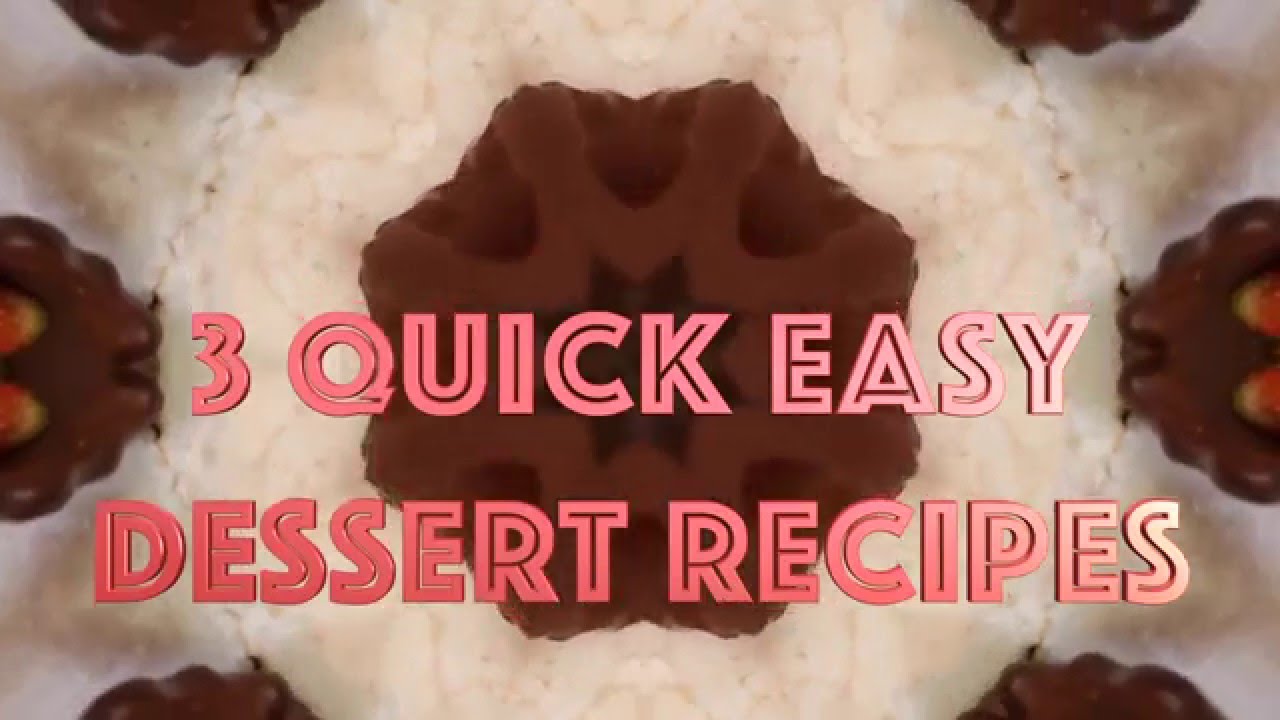 3 Quick Easy Pinterest Dessert Ideas | Rachel Horn