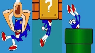 Funny Sonic Noob In Maze Super Mario - Sonic And Amy Vs Mommy Long Legs Kim 100