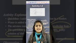 Activity 1.4 | Formation of Slaked Lime from #shortsfeed #youtubeshorts #viral#shortsfeed #trending