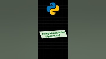 String manipulation | upper case in python ( python for beginners ) #shorts #ytshorts #coding